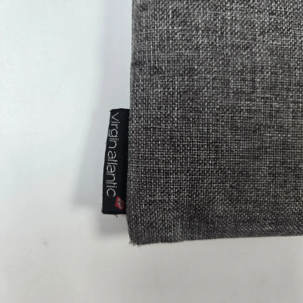 Herschel Virgin Atlantic Pouch Burgundy Grey Travel Amenity Bag Case‎ Toiletry